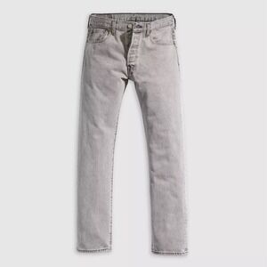 Levis 501 Original Fit Mens Grey Straight Leg Button Fly Jean W38 L31 00501-2370